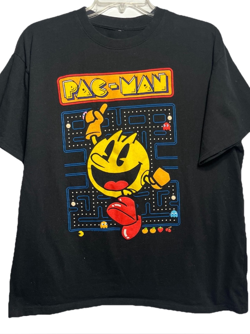 PAC-MAN T-Shirt Black Size Large